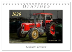 Cover-Bild zum Titel 'Oldtimer - geliebte Trecker (Tischkalender 2026 DIN A5 quer), CALVENDO Monatskalender' von 'Peter Roder'