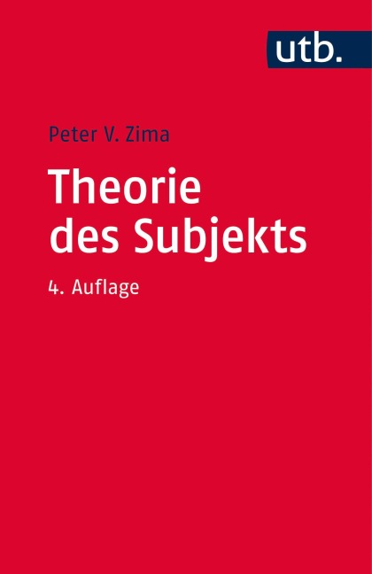 Theorie des Subjekts - Peter V. Zima