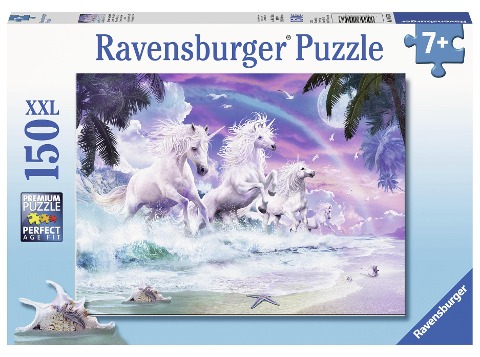 Einhörner am Strand. Puzzle 150 Teile XXL - 