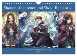 Cover-Bild zum Titel 'Sh¿nen-Abenteuer und Sh¿jo-Romantik - Ein Manga-Kalender für Herz und Seele (Wandkalender 2026 DIN A4 quer), CALVENDO Monatskalender' von ''