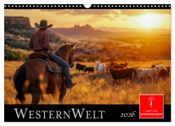 Cover-Bild zum Titel 'Westernwelt (Wandkalender 2026 DIN A3 quer), CALVENDO Monatskalender' von 'Peter Roder'
