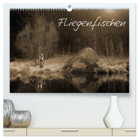 Fliegenfischen (hochwertiger Premium Wandkalender 2025 DIN A2 quer), Kunstdruck in Hochglanz - Marlies Getz