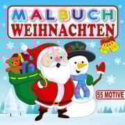 Cover-Bild zum Titel 'MALBUCH WEIHNACHTEN 55 MOTIVE' von 'S&L Inspirations Lounge'