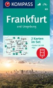 Cover-Bild zum Titel 'KOMPASS Wanderkarten-Set 828 Frankfurt u.Umgebung (2 Karten) 1:50.000' von ''
