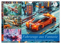 Cover-Bild zum Titel 'Fahrzeuge aus Fantasie (Wandkalender 2026 DIN A4 quer), CALVENDO Monatskalender' von 'Kerstin Waurick'