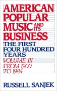 Cover-Bild zum Titel 'American Popular Music and Its Business' von 'Russell Sanjek'