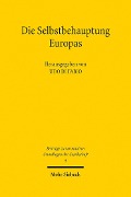 Cover-Bild zum Titel 'Die Selbstbehauptung Europas' von ''