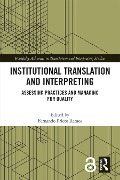Cover-Bild zum Titel 'Institutional Translation and Interpreting' von ''