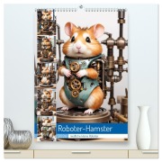 Cover-Bild zum Titel 'Roboter-Hamster - niedliche kleine Roboter (hochwertiger Premium Wandkalender 2026 DIN A2 hoch), Kunstdruck in Hochglanz' von 'Stanley Hinz'