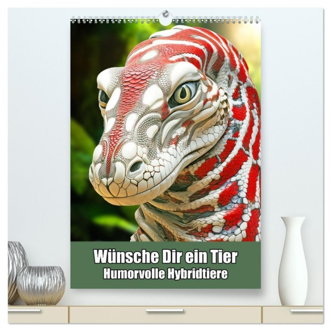 Wünsche Dir ein Tier - Humorvolle Hybridtiere (hochwertiger Premium Wandkalender 2026 DIN A2 hoch), Kunstdruck in Hochglanz - Liselotte Brunner-Klaus