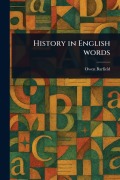 Cover-Bild zum Titel 'History in English Words' von 'Owen Barfield'
