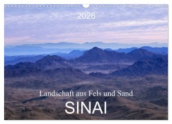 Cover-Bild zum Titel 'Sinai - Landschaft aus Fels und Sand (Wandkalender 2026 DIN A3 quer), CALVENDO Monatskalender' von 'Roland T. Frank'