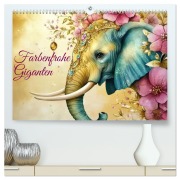Farbenfrohe Giganten (hochwertiger Premium Wandkalender 2026 DIN A2 quer), Kunstdruck in Hochglanz - Ally Bee