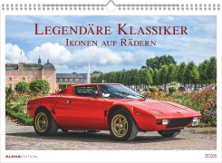 Cover-Bild zum Titel 'Legendäre Klassiker - Ikonen auf Rädern - Wandkalender im Format 42 x 29,7' von ''