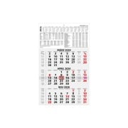 Cover-Bild zum Titel '3-Monatskalender schwarz/rot 2026 - 29,7x48,8 - mit Kopftafel - Datumsschieber - 956-0000' von ''