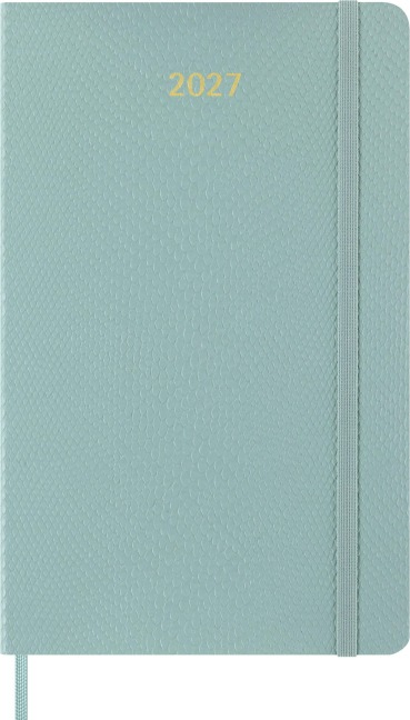 Moleskine 12 Monate Precious & Ethical Wochen Notizkalender, L/A5, liniert, weicher Einband, Mamba Hellgrün, mit Box - 