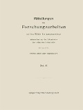 Cover-Bild zum Titel 'Mitttelungen über Forschungsarbeiten auf dem Gebiete des Ingenieurwesens' von 'Walter Krüger'