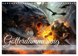 Cover-Bild zum Titel 'Götterdämmerung - Der Ragnarök in der nordischen Mythologie (Wandkalender 2026 DIN A4 quer), CALVENDO Monatskalender' von 'Anja Frost'