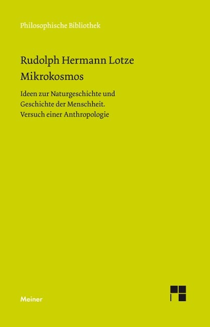 Mikrokosmos - Rudolph Hermann Lotze
