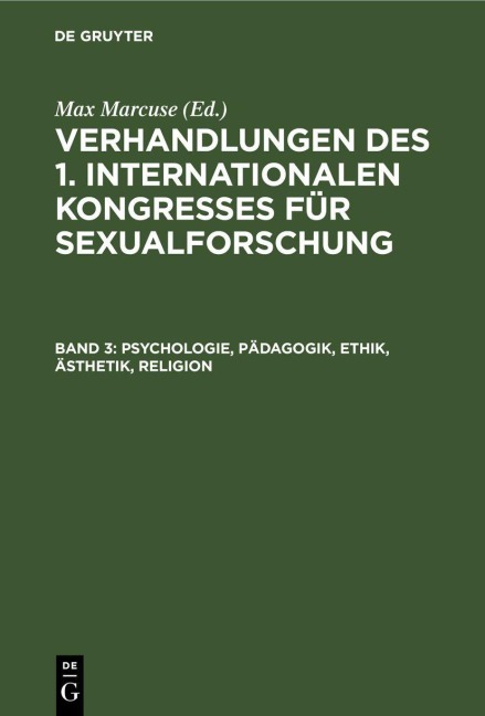 Psychologie, Pädagogik, Ethik, Ästhetik, Religion - 