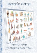 Cover-Bild zum Titel 'Beatrix Potter 99 Cliparts Buch Teil 1 ( Peter Hase )' von 'Beatrix Potter, Elizabeth M. Potter'