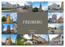 Cover-Bild zum Titel 'Freiberg Impressionen (Wandkalender 2026 DIN A2 quer), CALVENDO Monatskalender' von 'Dirk Meutzner'