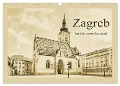 Zagreb ¿ Ein Kalender im Zeitungsstil (Wandkalender 2024 DIN A3 quer), CALVENDO Monatskalender - Gunter Kirsch