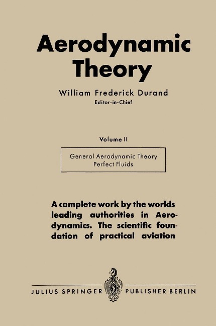 Aerodynamic Theory - William Frederick Durand