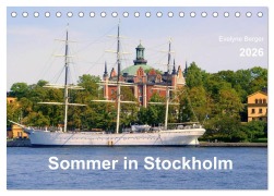 Cover-Bild zum Titel 'Sommer in Stockholm 2026 (Tischkalender 2026 DIN A5 quer), CALVENDO Monatskalender' von 'Evelyne Berger'