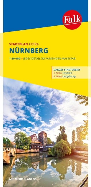 Falk Stadtplan Extra Nürnberg 1:20.000 - 