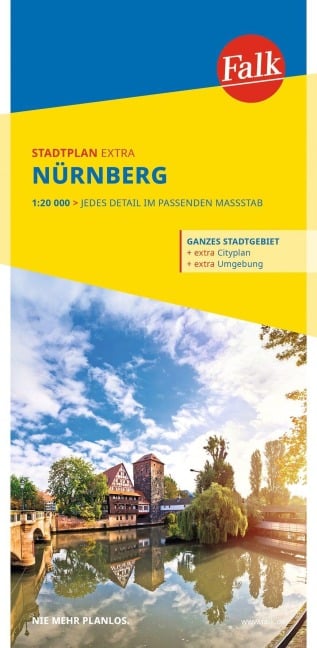 Falk Stadtplan Extra Nürnberg 1:20.000 - 