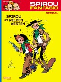 Cover-Bild zum Titel 'Spirou Spezial 05. Spirou im Wilden Westen' von 'Jijé, André Franquin'