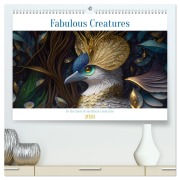 Fabulous creatures - In the land of mythical creatures (High Quality Premium Wall Calendar 2026 DIN A2 landscape),CALVENDO 12 Month Wall Calendar - Angelika Beuck