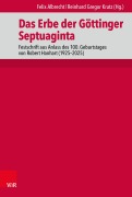 Cover-Bild zum Titel 'Das Erbe der Göttinger Septuaginta' von ''