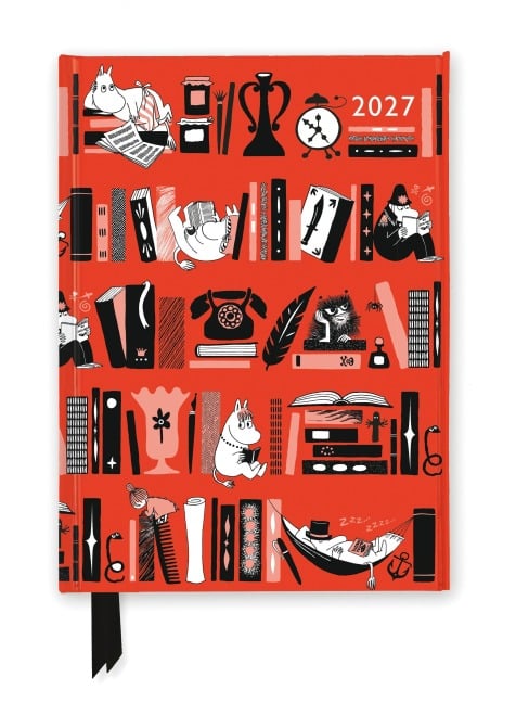 Tove Jansson - Mumin Bücherregal - Terminkalender 2027 - Tree Flame