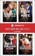 Cover-Bild zum Titel 'Harlequin Presents May 2026 - Box Set 2 of 2' von 'Julia James, Caitlin Crews, Rebecca Hunter, Cathy Williams'