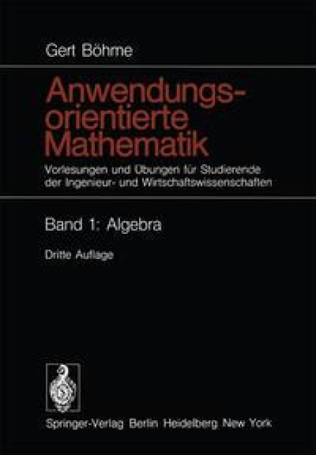 Anwendungsorientierte Mathematik - Gert Böhme