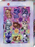 Cover-Bild zum Titel 'Kitty Cats Puzzle 1000 Teile' von 'Jeremiah Ketner'