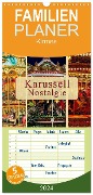Familienplaner 2024 - Karussell - Nostalgie mit 5 Spalten (Wandkalender, 21 x 45 cm) CALVENDO - Peter Roder