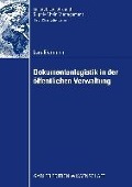 Cover-Bild zum Titel 'Dokumentenlogistik in der öffentlichen Verwaltung' von 'Lars Eiermann'