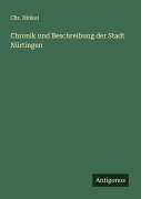 Cover-Bild zum Titel 'Chronik und Beschreibung der Stadt Nürtingen' von 'Chr. Dinkel'