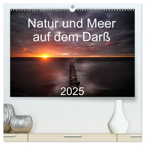 Natur und Meer auf dem Darß (hochwertiger Premium Wandkalender 2025 DIN A2 quer), Kunstdruck in Hochglanz - Matthias Aigner