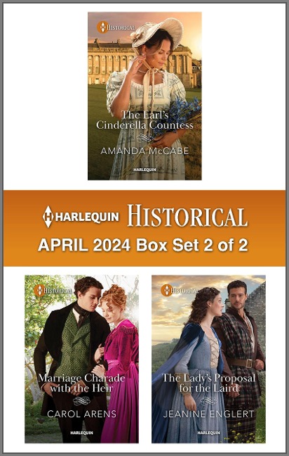 Harlequin Historical April 2024 - Box Set 2 of 2 - Amanda Mccabe, Carol Arens, Jeanine Englert