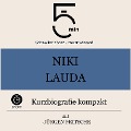 Cover-Bild zum Titel 'Niki Lauda: Kurzbiografie kompakt' von 'Jürgen Fritsche, Minuten, Minuten Biografien'