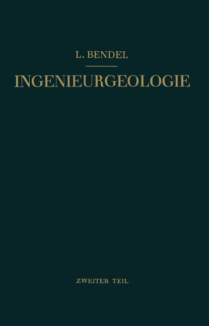 Ingenieurgeologie - Ludwig Bendel
