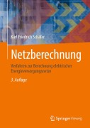 Cover-Bild zum Titel 'Netzberechnung' von 'Karl Friedrich Schäfer'