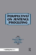 Perspectives on Sentence Processing - 