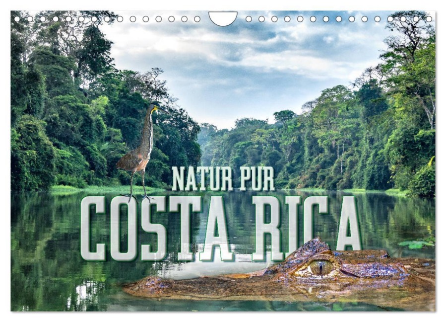 Natur pur, Costa Rica (Wandkalender 2026 DIN A4 quer), CALVENDO Monatskalender - Dieter Gödecke
