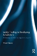 Cover-Bild zum Titel 'Insider Trading in Developing Jurisdictions' von 'Wunmi Bewaji'