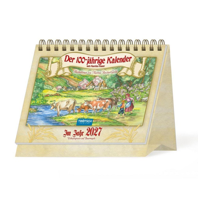 TRÖTSCH - Aufstellkalender Der 100-jährige Kalender 2027 - 